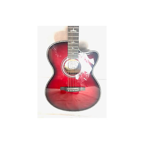 PRS A50E Acoustic Electric Guitar Red Fireburst