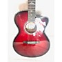 Used PRS A50E Acoustic Electric Guitar Red Fireburst