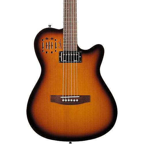 Godin A6 Ultra HG Semi-Acoustic Electric Guitar Cognac Burst