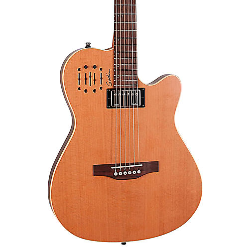 Godin A6 Ultra Semi-Acoustic-Electric Guitar Natural Cedar