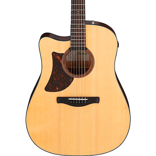 Ibanez AAD170LCE Advanced Cutaway Left-Handed Sitka Spruce-Okoume Dreadnought Acoustic-Electric Guitar Condition 1 - Mint Natural