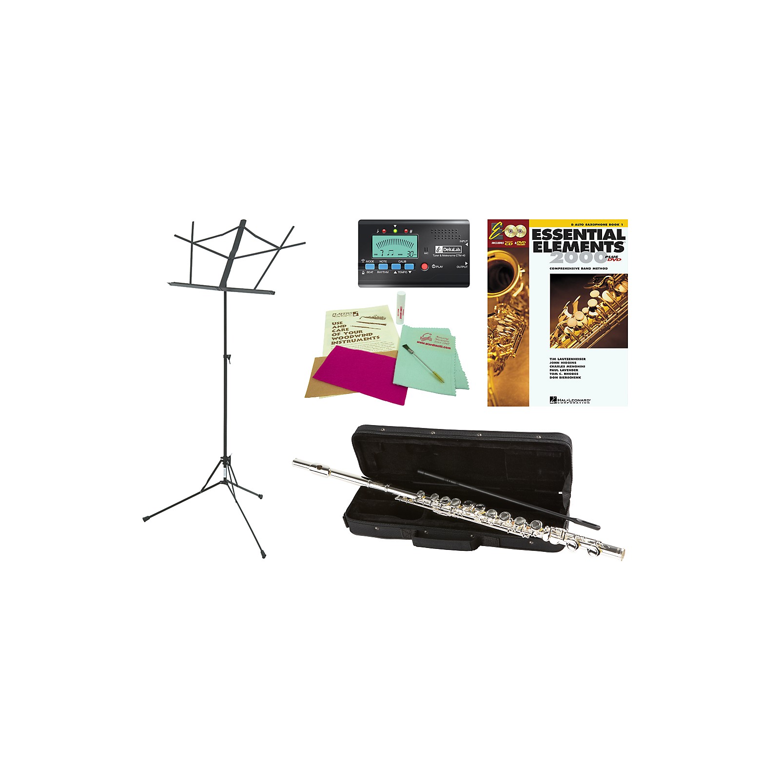 Allora AAFL229 Beginner Student Flute Bundle Musician's Friend