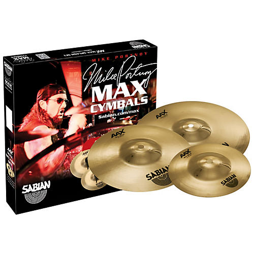 AAX Max Splash Cymbal Set Brilliant Finish