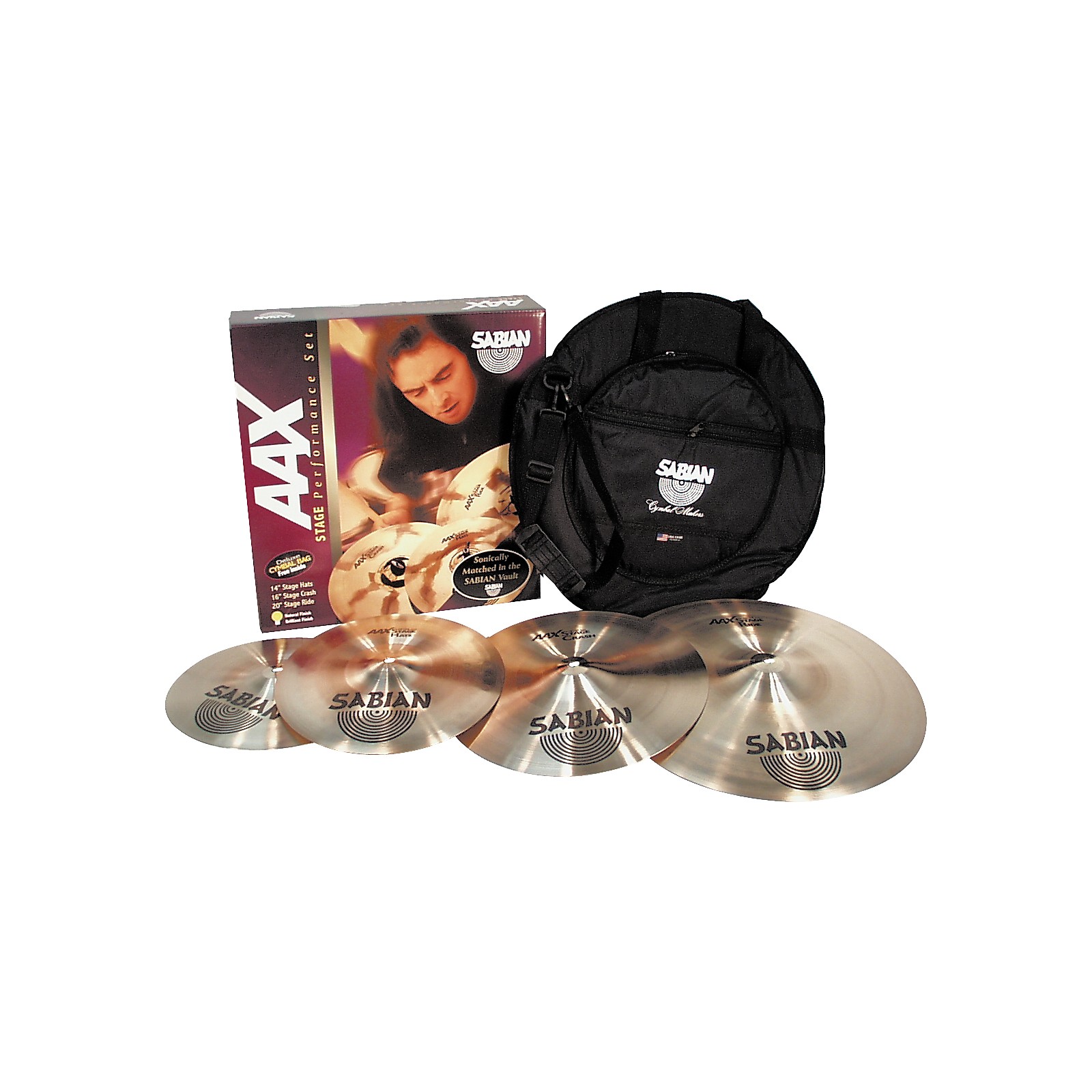 Sabian AAX Stage Performance Pack with Cymbal Bag Musician's Friend