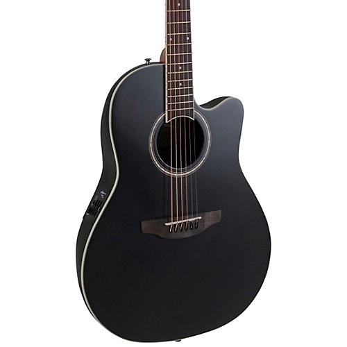 Applause AB28-5S Traditional Series Super Shallow Acoustic-Electric Guitar Black