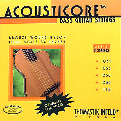 Thomastik AB345 Acousticore Phosphor Bronze 5-String Bass Strings