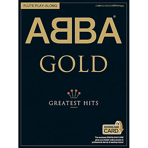 Music Sales ABBA Gold Greatest Hits Flute Play-Along (Book/Online Audio)