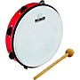 Nino ABS Jingle Drums Tambourine 10 in. Red