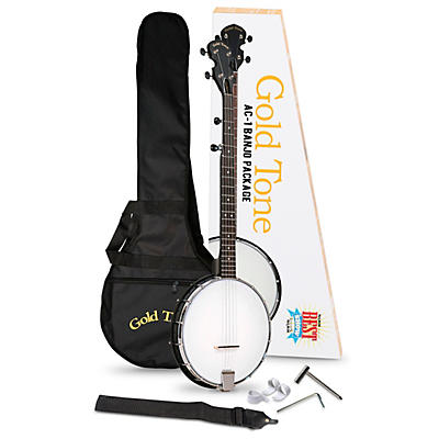 Gold Tone AC-1 5-String Open-Back Banjo Pack