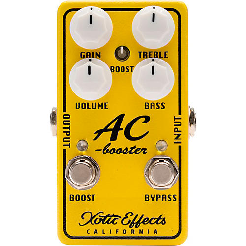 Xotic Effects AC Booster V2 Effects Pedal Condition 2 - Blemished Yellow 197881378950