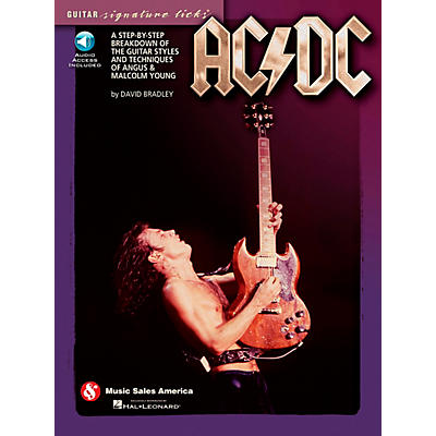 Music Sales AC/DC - Guitar Signature Licks Book/CD