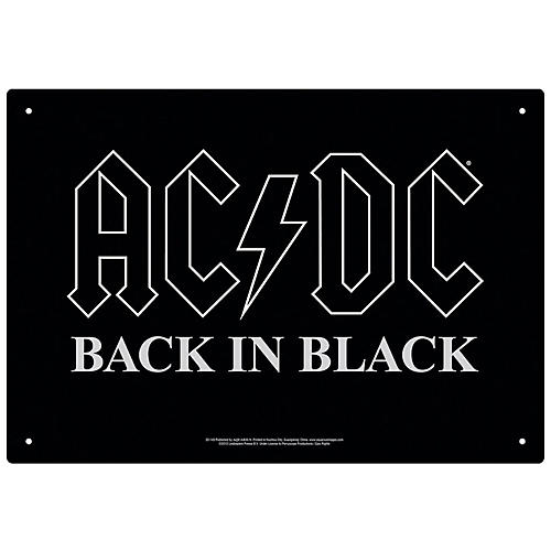 AC/DC Back in Black Tin Sign