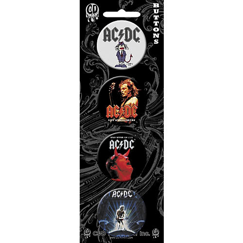 AC/DC Button Set (4 Piece)