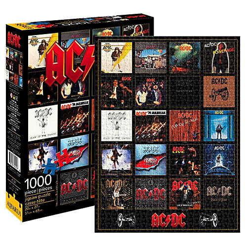 AC/DC Discography 1000 Piece Puzzle