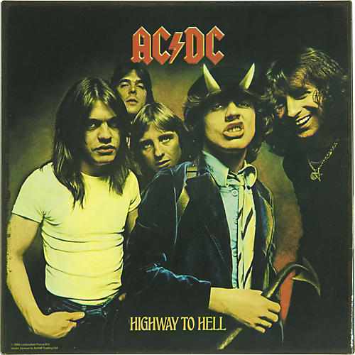 AC/DC Highway to Hell Metal Sign