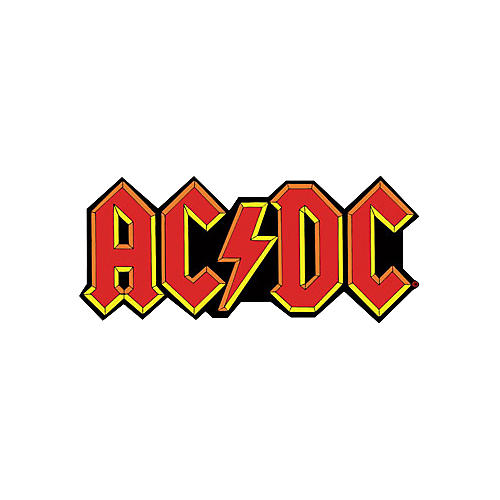 AC/DC RED LOGO PATCH