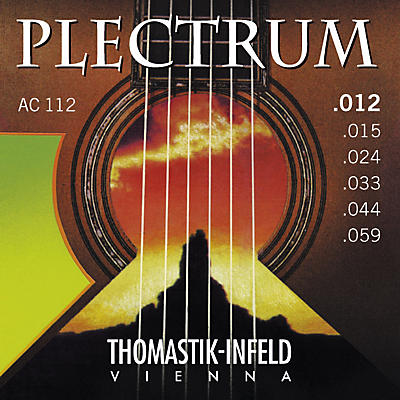 Thomastik AC112 Plectrum Bronze Acoustic Strings Medium Light
