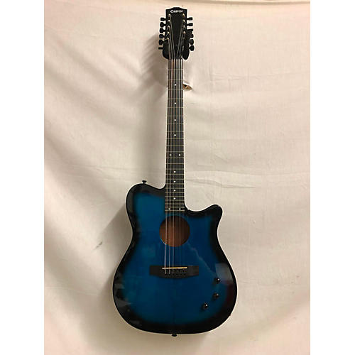 Carvin AC275 12 12 String Acoustic Electric Guitar Blue Burst