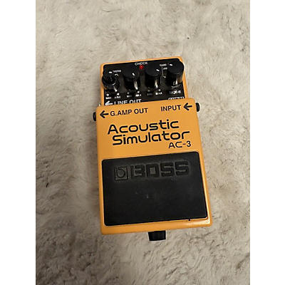 BOSS AC3 Acoustic Simulator Effect Pedal