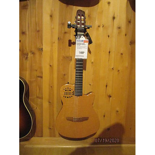 ACS Custom Figured Maple W Ebony Fingerboard Classical Acoustic Electric Guitar