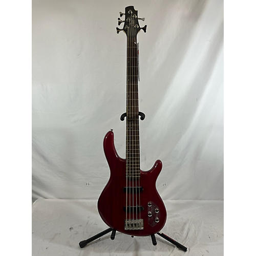 Cort ACTION BASS V PLUS Electric Bass Guitar Candy Apple Red