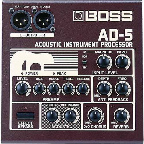 BOSS AD-5 Acoustic Instrument Processor