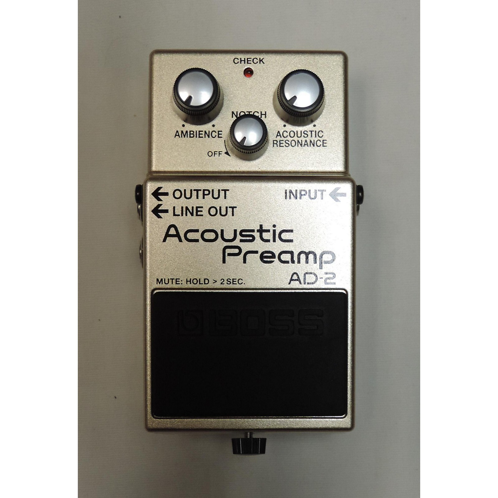 Used Boss AD2 Acoustic Preamp Guitar Preamp Musician's Friend