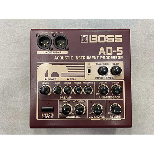 BOSS AD-5 Acoustic Instrument Processor① - ギター