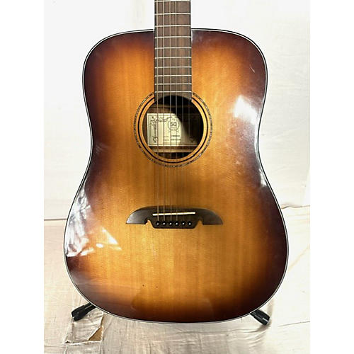 Alvarez AD610 Dreadnought Acoustic Electric Guitar Sunburst