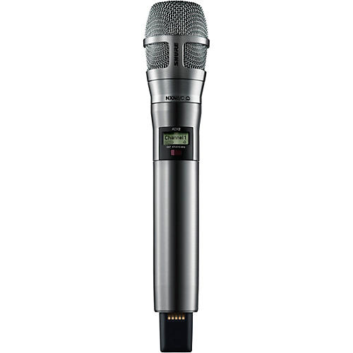 Shure ADX2/8CN Digital Handheld Wireless Microphone Transmitter with Nexadyne 8/C Cardioid Capsule (G57: 470 to 608 + 614 to 616 MHz) Condition 1 - Mint Band G57 Nickel