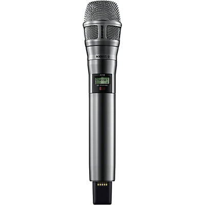 Shure ADX2/8SN Digital Handheld Wireless Microphone Transmitter with Nexadyne 8/S Supercardioid Capsule (G57: 470 to 608 + 614 to 616 MHz)