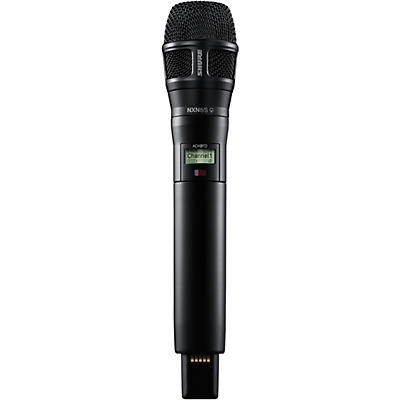 Shure ADX2FD/N8SB Digital Handheld Wireless Microphone Transmitter With Nexadyne 8/S Supercardioid Capsule, G57: 470-608 + 614-616MHz