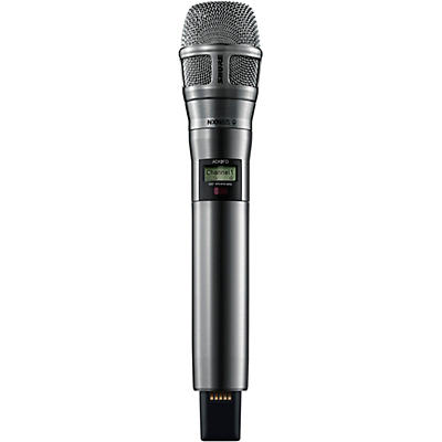 Shure ADX2FD/N8SN Digital Handheld Wireless Microphone Transmitter With Nexadyne 8/S Supercardioid Capsule, Band G57: 470-608 + 614-616MHz