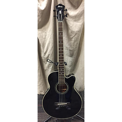 Ibanez AEB10BE-BK-2Y-01 Acoustic Bass Guitar Black