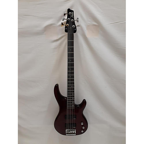 Alvarez AEB5 Electric Bass Guitar Trans Red