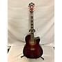 Used Ibanez AEF30E Acoustic Electric Guitar red burst