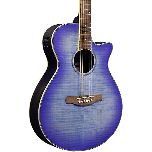 Ibanez AEG-19II Acoustic-Electric Guitar Magenta Purple Burst