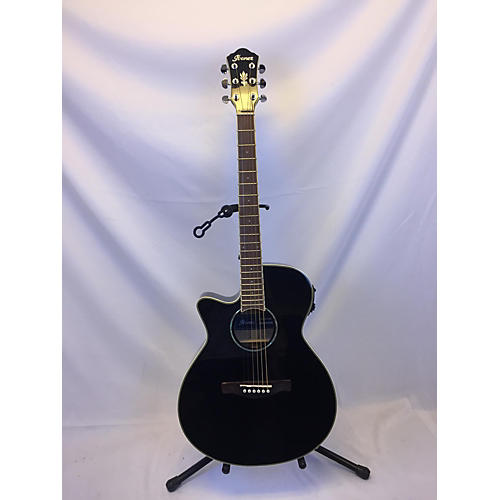 Ibanez AEG10II Left Handed Acoustic Electric Guitar Black