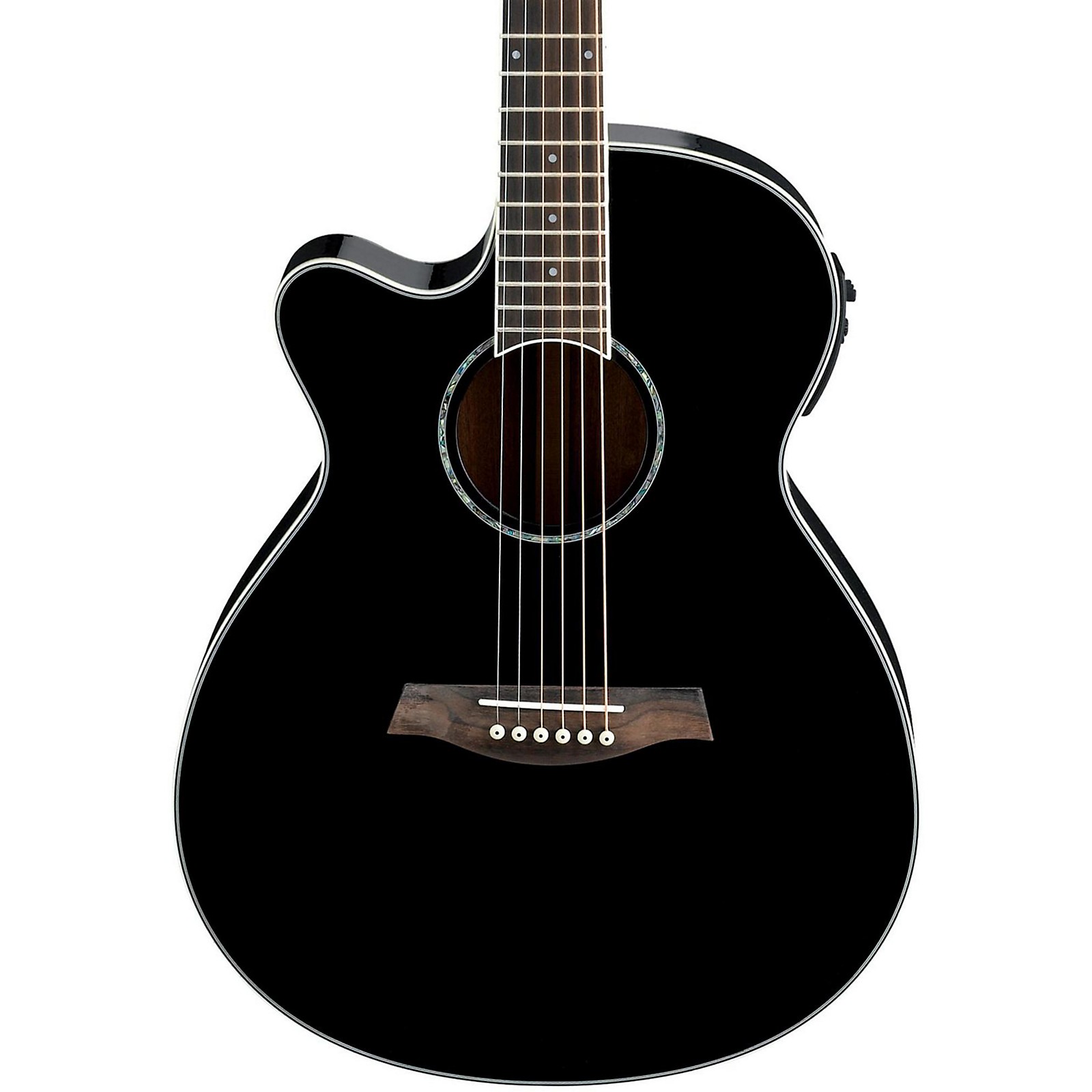 Ibanez Aeg10lii Lefty Cutaway Acoustic Electric Guitar Musicians Friend 