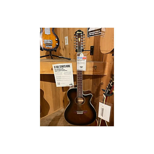 Ibanez AEG1812II 12 String Acoustic Electric Guitar 2 Tone Sunburst