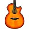 AEG20II Flamed Sycamore Top Cutaway Acoustic-Electric Guitar Level 2 Vintage Violin 888365416090