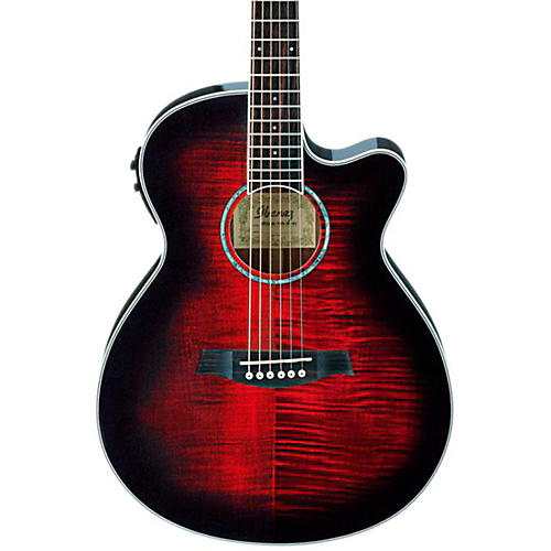 AEG20II Flamed Sycamore Top Cutaway Acoustic-Electric Guitar