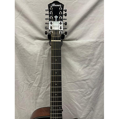 Ibanez AEG5012 12 String Acoustic Electric Guitar DARK VIOLIN BURST