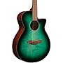 Ibanez AEG70 Flamed Maple Top Grand Concert Acoustic-Electric Guitar - Emerald Burst