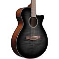 Ibanez AEG70 Flamed Maple Top Grand Concert Acoustic-Electric Guitar - Purple Iris BurstTransparent Charcoal Burst