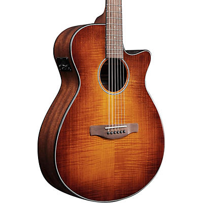 Ibanez AEG70 Flamed Maple Top Grand Concert Acoustic-Electric Guitar -