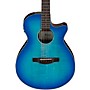 Ibanez AEG70 Flamed Maple Top Grand Concert Acoustic-Electric Guitar Blue Ocean Burst