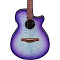 Ibanez AEG70 Grand Concert Acoustic-Electric Guitar - Transparent Charcoal BurstPurple Iris Burst