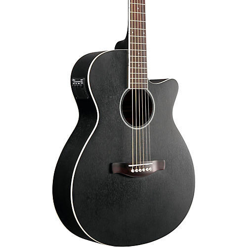 Ibanez AEG7MH Grand Concert Acoustic-Electric Guitar Condition 1 - Mint Weathered Black