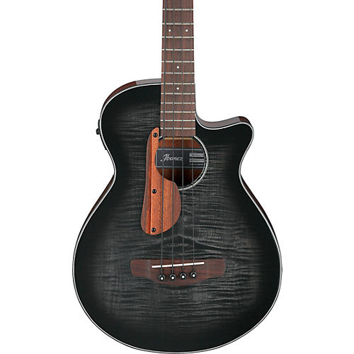 Ibanez AEGB25E Grand Concert Acoustic-Electric Bass Guitar Transparent Black Sunburst